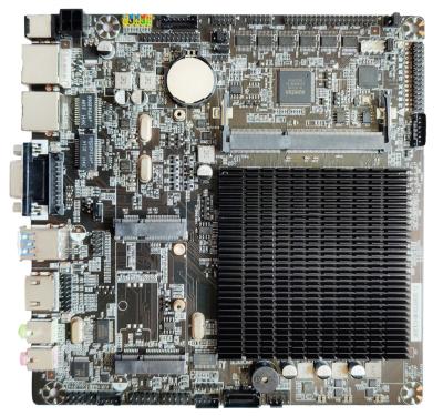 China Cheap Good Quality Intel Celeron J1900/J1800 Mini-ITX Desktop Motherboard up to 2.4GHz, VGA/H-DMI/LVDS/EDP, Dual LAN, 6 COM, DC 12V for sale