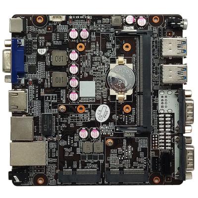 China Cheap Server/Workstation Intel Core i5 I5-4200U/i5-5200u Nano Itx Motherboard 2LAN 2COM HDMI VGA Mini Dual POS Kiosk Terminal PC Display Motherboard for sale