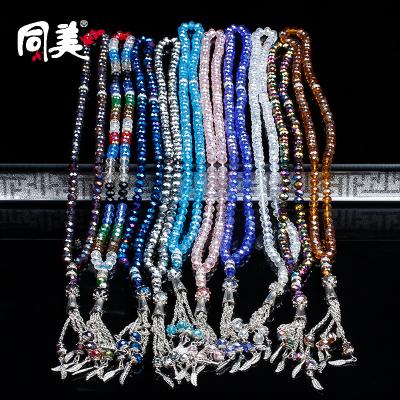 China Wholesale Crystal Beads Prayer Beads Casual/Sporty Artificial Cut 99 Muslim Islamic Bracelet Bangle for sale