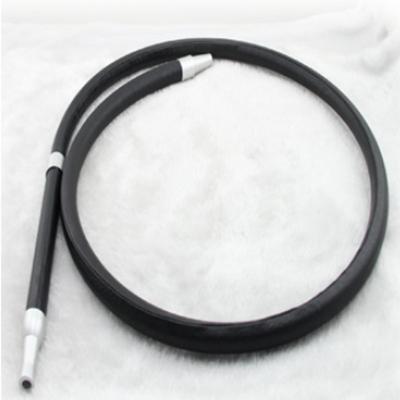 China High Quality Arabic Leather Smoking Hose Hookah Accessories Shisha Hose Silicon Smoking Hose With Leather Leather Seelve For Luxury Bar for sale