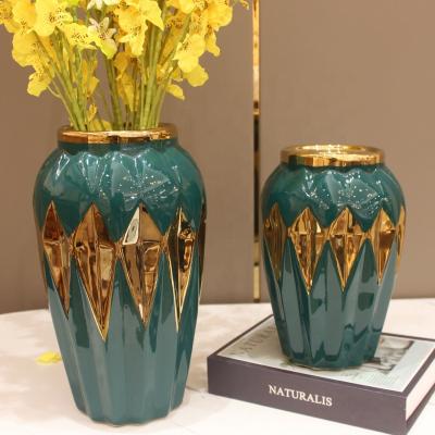 China New Modern Design with Large Serving Flower Vase Vases for Ceramic Home Decor for sale