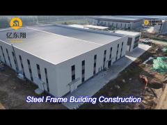 prefabricated steel structure building safe durable large metal sheds workshops