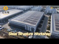 hot dip galvanized / painted steel structure workshop building steel color sheet cladding