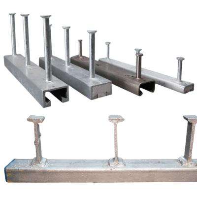 China Modern High Quality Competitive Price Q235B Galvanized Steel U-bar/U-steel Beam Hot Dip Galvanizing Channel U-steel For Industry for sale