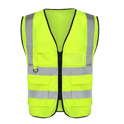 China Door Running EN 20471 Hi-Strength Knitten Polyester Reflector Vest Reflective Jacket for sale