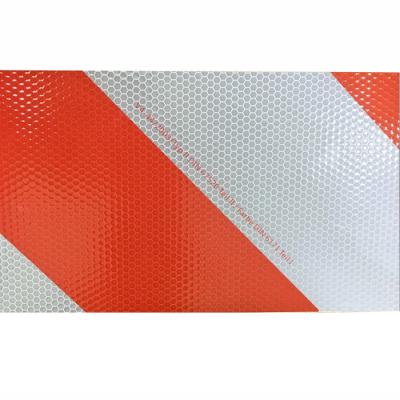 China Printing PVC Honeycomb Printable Reflector Safety Road Signs Overlay Sticker for sale