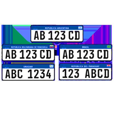 China Untearable Car License Number Number Plate Reflective Film for sale