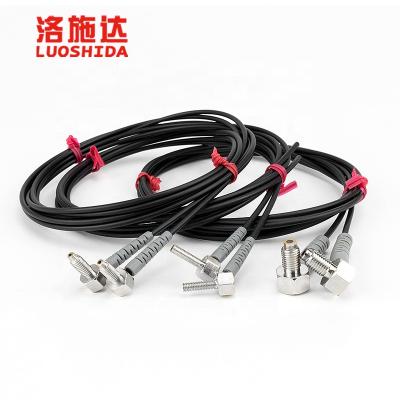 China FIBER OPTICAL SENSOR LUOSHIDA Economy Elbow Through Beam Fiber Optic Cable Sensor for sale