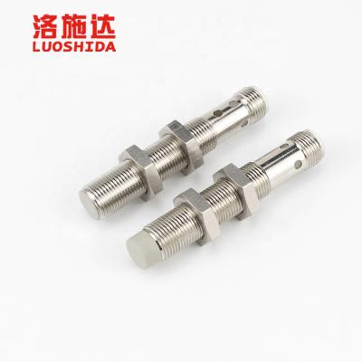 China Wireless DC 3 Wire M12 Connector Type Inductive Proximity Position Sensor LUOSHIDA Sensor for sale