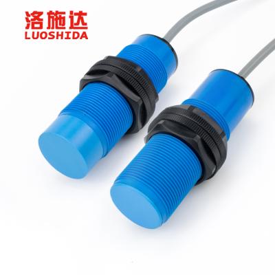 China Plastic Capacitive Position Sensor LUOSHIDA Wire Tube M30 Proximity Switch Sensor for sale