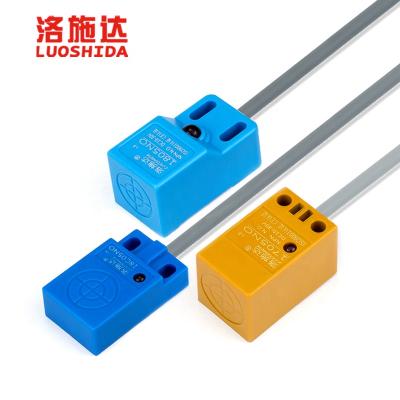 China High Quality DC or 24V LUOSHIDA 12V Square Inductive Proximity Sensor Position Sensor for sale