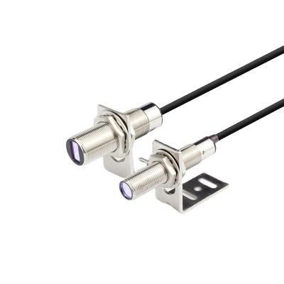 China M12 M18 Wire Optical DC 3 Wire Optical Sensor LUOSHIDA Laser Sensor Diffuse Sensor for sale