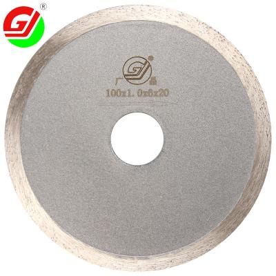 China Guangzhou Ultra Thin NO MOQ 4 Inch Diamond Saw Blade For Agate Cutting for sale