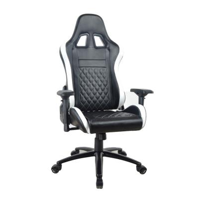 China Anji Hot Sale Gaming Chair Adjustable PC Computer Desk (Full Size) Silla Gamer Racing Gaming Chair Leather for sale