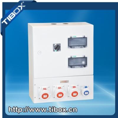 China Industrial Plastic Distribution Boxes Compact Electrical Socket Box Industrial Socket&Plug for sale