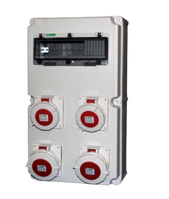 China Europe Industrial Three Phase Industrial Portable Power Distribution Panel , Industrial Socket Box for sale