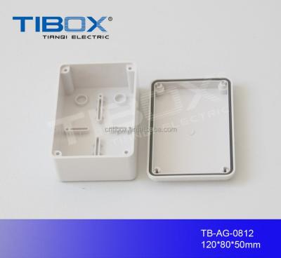 China TIBOX 200*155*80mm ABS PVC junction box waterproof electrical plastic junction box, UL certification option for sale