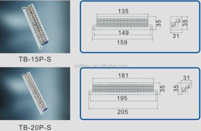 China Small ABS/PC IP66 Electrical Junction Box With Terminal for sale