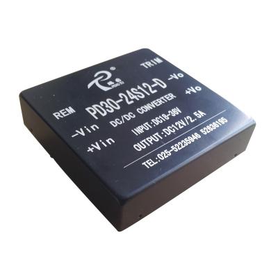 China PD-D Series 25-30W 24v to 12v 25w DC DC Power Supply Converter PD20-48S05-B for sale