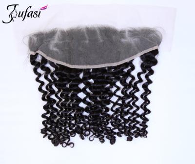 China Deep Wave Deep Wave Hair Bundles With 13x4 13x6 Swiss Lace Headband for sale