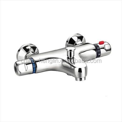 China Without Slide Bar Bathroom Design Faucet Hot-selling Thermostatic Bath Shower Mixer for sale