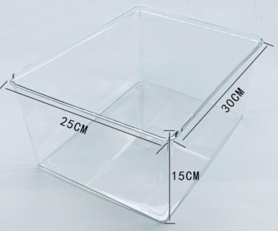 China storage boxes & high quality transparent plastic bins snack fruit organizer divider storage box for store for sale