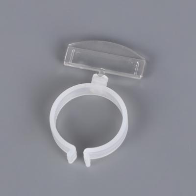 China Mini POP Plastic Price Tag Holder Sign Clip Price Tag Display Rotatable Advertising Rack For Clip Holder for sale