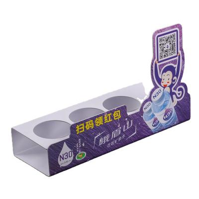 China Fashionable Attractive Wholesales Counter Put Sun Cream Plastic Bottled Display Stand for sale