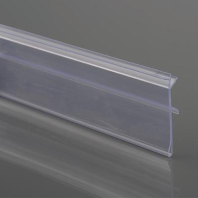 China Store Shelf PVC Label Holder Products Shelf High Quality Soft Material Plastic Talker For Supermarket Goods for sale