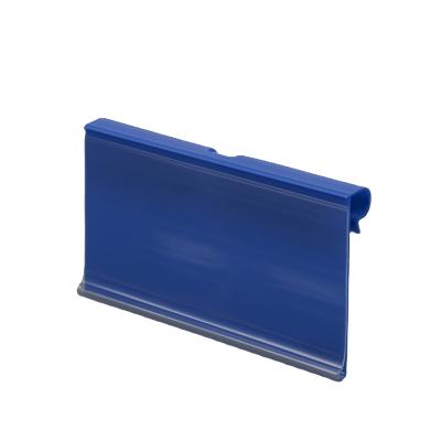 China Supermarkt Shelf Label Holder Products High Quality Soft PVC Material Plastic Card Holder For Supermarket Goods for sale