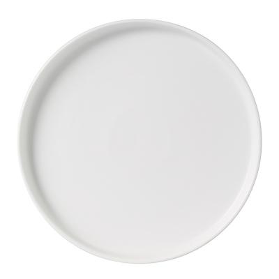 China Best Selling New Style Viable Quality White Round Matte Restaurant Dishes Ceramic Dinner Dish for sale