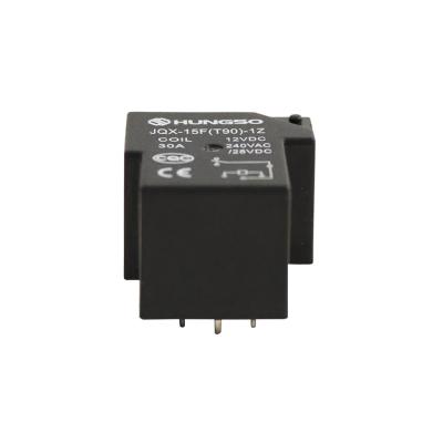 China Hungso Relay Manufacturer T90 QX-15F 30A 5pin 12v Sealed General Purpose Relay for sale