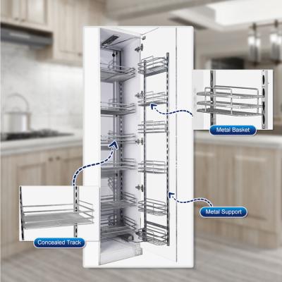 China Compact Flat Pack Buffet Large Sustainable Commercial Fit Tall Kitchen Storage Cabinet Pantry Kitchen Shelving Set for sale