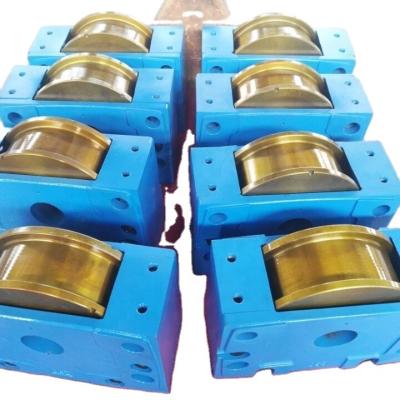 China Bridge Crane Drive System Wheel Block Crane Components For Travel Units With Crane Wheel With Gear Motor for sale