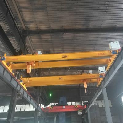 China Bridge Crane Double Girder Overhead Bridge Traveling Crane 20 Ton With CE Certificate for sale