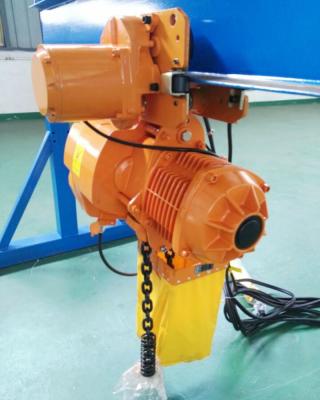 China Normal working environment radio remote control chain block electric hoist with electric trolley with hook for sale