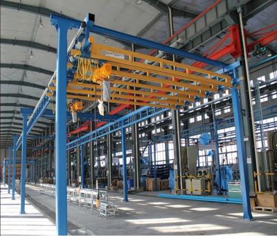 China 1 Ton Free Track Light Rigid Crane Low Workstation Rail Deck Crane Floor Master Profile Floor Crane with Track Included for sale