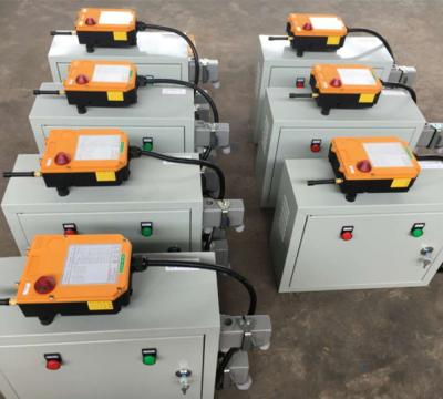 China Electric Crane Inverter Control Panel Control Box With Contactor And Frequency Converter for sale