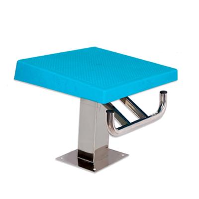 China High Quality Swimming Pool Starting Block Swimming Pool One Step Diving Platform Starting Block for sale