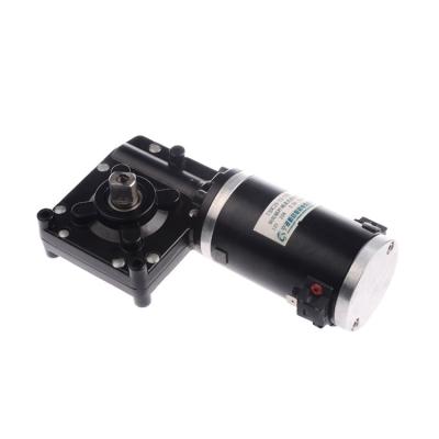 China Other DC Worm Gear Motor Low Torque 12v RPM 24volt Encoder Worm Gear Motor for sale