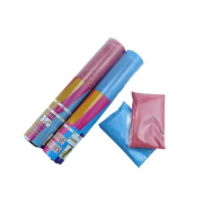 China Eco Friendly Paper Revelacion De Genero Boy Or Girl Gender Reveal Gunpowder Cannon Smoke With Confetti for sale