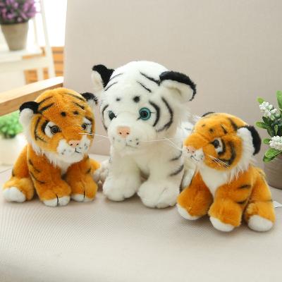 China Promotion Stuffed Simulation Tiger Baby Plush Animal Toys Gifts For Kids Tiles for sale