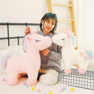 China Wholesale Custom Stuffed Animals Unicorn Plush Halloween Cute Lifelike Cheap Toy As Kids Gifts soft cute gift for sale