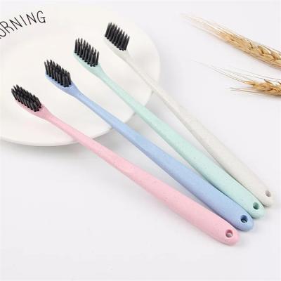 China Disposable BPA Free Biodegradable Bamboo Soft Toothbrush For Adult Travel Use for sale