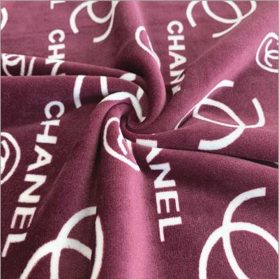 China Hot Sense Phoenix Sale Logo Printing Fleece Tear-Resistant Hot Super Soft Fabric Customizated Varioues Logos for sale