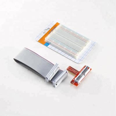 China Raspberry Pi 3 T Expansion DIY Kit (GPIO Cable + Breadboard Plate + GPIO T-Adapter) RA012 for sale