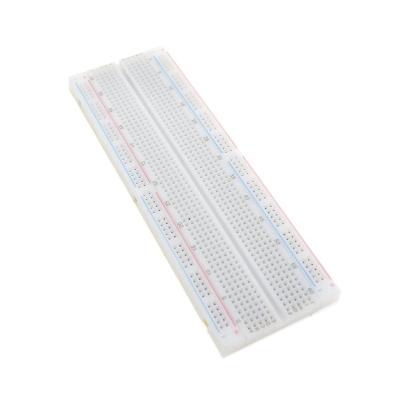 China Different Size And Color Bread Board White 830 Dots Solderless Breadboard For Arduino 17.7*4.6cm for sale