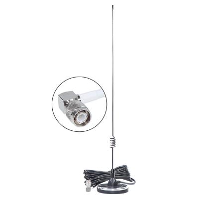 China Iron Chrome Plated Magnetic Base 433mhz Directional Magnetic Sucker Antenna 5dbi Omni Antenna 433mhz for sale