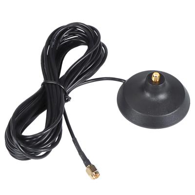 China ABS antenna extension 3M cable antenna magnetic base for wifi 2.4G 3G 4G wireless antenna for sale