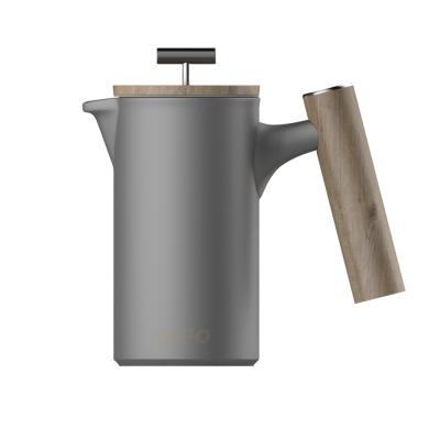 China WITH LID Amazon Selling Hot Custom Coffee 600ML French Press Portable Ceramic Cafetiere French Press for sale